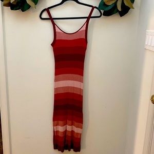 EUC Banana Republic ribbed knit dress in small petite.